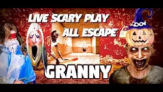 GRANNY SCARY HOUSE 🔐|| ALL Escape | HORROR PLAY #granny #bolitking