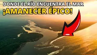 ¡El AMANECER MÁS ÉPICO de El Salvador! 🌅 (Río Lempa + Océano Pacífico 🇸🇻)