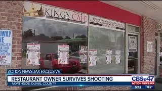 Jacksonville restaurant owner survives shooting at King's Cafe