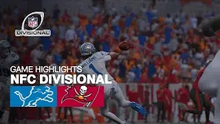 Detroit Lions VS Tampa Bay Buccaneers - NFC Divisional - Game Highlights