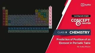 Prediction of the Position of an Element in Periodic Table - Grade 10 Chemistry - Turito
