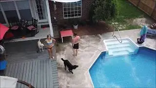 Drone - Jazz, I and Donnice  Poolside with Activetrack 5 13 18
