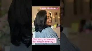 ✨QuickWeave Bob install💕 #reels #shortvideo #quickweave #quickweavebob #arlingtonhairstylist #viral