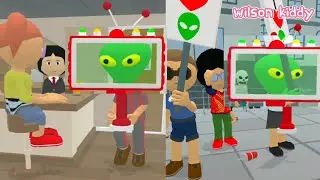 Jadi Polisi Tangkap Alien Yang Menyamar 😎😱 | Find The Alien | Wilson Kiddy