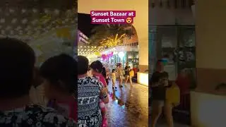 Exploring Sunset Bazaar at Sunset Town, Phu Quoc Vietnam #trending #travel #family #fyp #viral