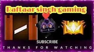 Bronch to grandmaster Journey|| free fire Life success|| Raftaar singh gaming ❤️❤️ q