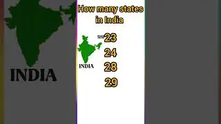how many states in India #india #gk #state #ssc #upsc #ssccgl