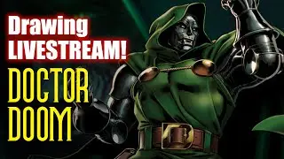 Drawing DOCTOR DOOM Livestream!