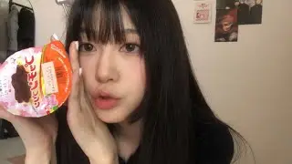 일본에서 사온 푸딩이랑 한국 닭꼬치를 먹어보자