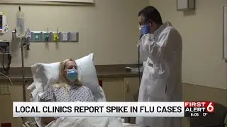 Omaha clinics report spike in flu cases