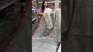 Pure linen saree with price / linen saree manufacturer #linensarees #shorts #sareeusa #trending