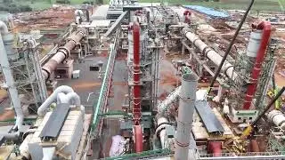 2538Our rotary kiln  useing site at Mozambique