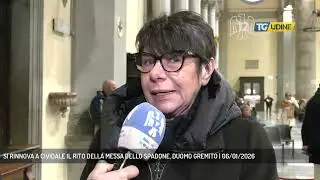 SI RINNOVA A CIVIDALE IL RITO DELLA MESSA DELLO SPADONE, DUOMO GREMITO | 06/01/2026