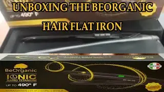 Be Organic Professional Flat Iron with 490&deg;F. Highly Recommended Straightener for Amazing Result!