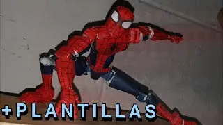 SPIDER MAN de PAPEL y ARTICULADO