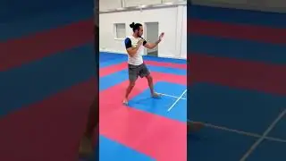 Awesome footwork drill for Karate Kumite