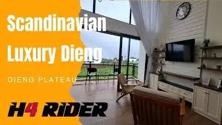 Scandinavian Luxury Adam Farm, Dieng. View Perkebunan dan Pegunungan