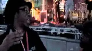Damien Lil D Morgan interviews Jonzi-D at the Hockley Flyover Show 2009 for Hip Hop had a Dream