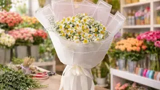 Flower Arrangement and Wrapping Tutorial: Make Stunning Bouquets