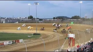 Lawrenceburg Speedway IMCA Racesaver 305 Wing Sprint Feature Race [8/2/25]