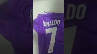SoccerJerseyParadise Real Madrid  Cristiano Ronaldo Retr&ograve; 2016/2017 Away Jersey Unboxing Review