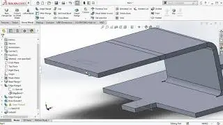 Use of fold and Unfold Feature in SolidWorks Sheet Metal