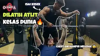 CHEST DAY BARENG ISAI KESEK🔥 PRO OLYMPIAN DARI INDONESIA 😱