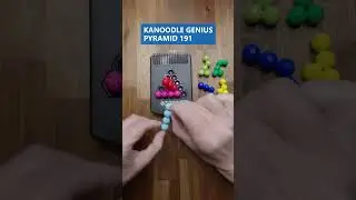 Nice Colors To Start Kanoodle Genius Pyramid 191 #solvingpuzzles @youtubecreators #YouTubeHighFive