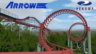 Arrow Dynamics & Early Vekoma Corkscrew Coaster | NoLimits 2 Professional