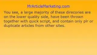Article Submission Directories - Which Are Best?
