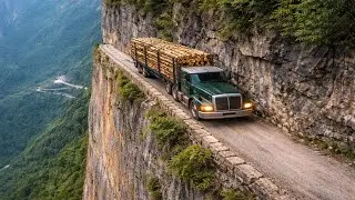 World&rsquo;s Most Dangerous Timber Truck Road