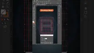 How to use the Envelope Mesh Tool | Adobe Illustrator | #adobe #illustrator #meshtool