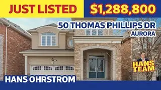 50 Thomas Phillips Dr,  Aurora, ON - Just Listed