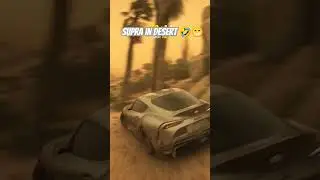 Supra in Desert| Funny Driving | PS5 SLIM