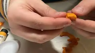 Me making a asmr pasta mini set 