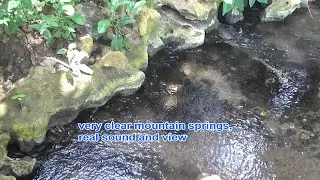 asmr very clear spring water with calm sounds for deep sleep and relaxation or meditation
