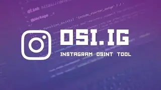 OSI.IG - Instagram OSINT tool | LinuxTerminal / TRMX