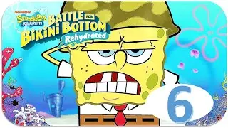 Fighting a Giant robot shaped like a Squirrel- Spongebob Battle for Bikini Bottom Rehydrated