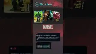Beautiful Modern Card Marvel C# WPF  #wpf  #design   #csharp   #uidesign  #slide  #shorts