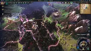 Age of Wonders 4 (The Eternal Court, Normal difficulty, Custom faction) Turn 40 to 60