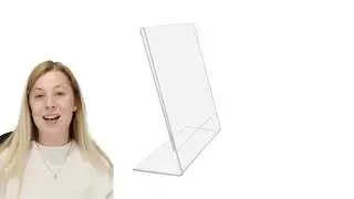 Slant Back Sign Holder