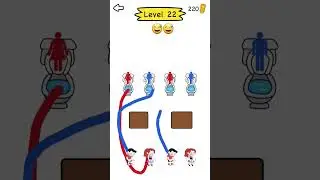 Toilet Rush : Draw Puzzle 😅😅 Funny gameplay Level 22
