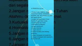 10 PERINTAH ALLAH - KATOLIK #quoteoftheday #shorts  #story #katakata #katolik #kristen #allah #quote