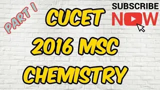 CUCET M.Sc. entrance paper 2016 solution part 1|| PYQS||Important||B.Sc.final,IIT-JAM,M.Sc BHU,DU