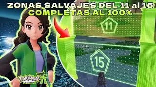 Location of ALL POKEMON in the WILD ZONE 11 to 15 | 100% GUIDE