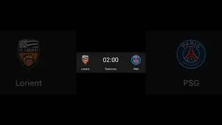 Lorient vs PSG