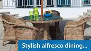 Rattan Dining Sets - Outdoor Alfresco Dining Tables and Chairs