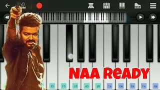 Naa Ready Full Song | LEO | Easy Piano Tutorial | Anirudh | Vijay