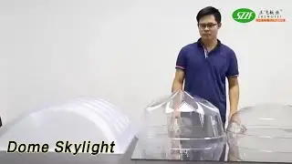 Bubble Dome Skylight Clear Polycarbonate Flame Resistant For Roofing Lighting