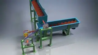 SIMULASI SCREW CONVEYOR 2 AXIS DENGAN AUTODESK INVENTOR